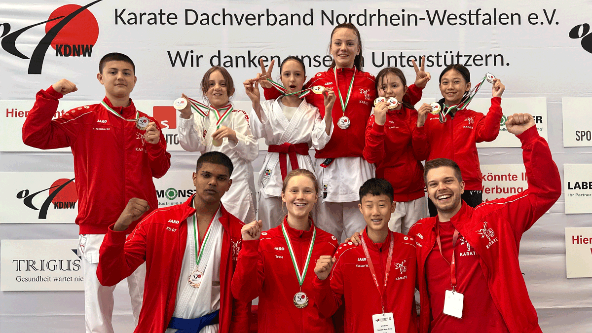 Karate kämpfen beim BTW Bünde